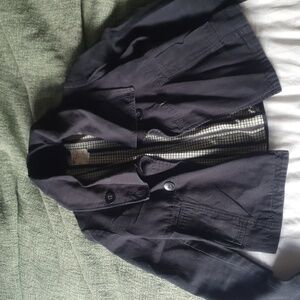 Black Double-Breasted Jacket